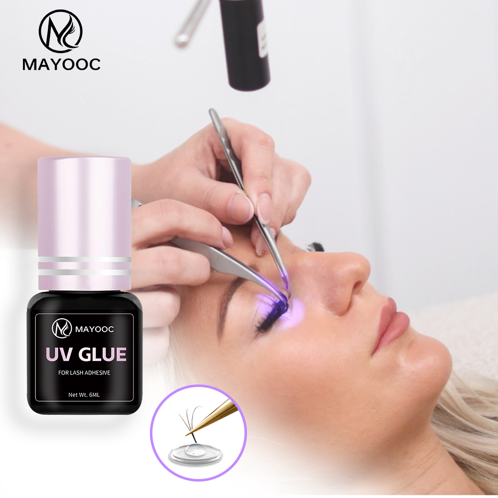 Eyelash Extension Logo - MAYOOC 速乾性 0.1S UV まつげ接着剤接着剤まつげエクステンション強力なつけまつげエクステンション接着剤持続カスタムロゴ