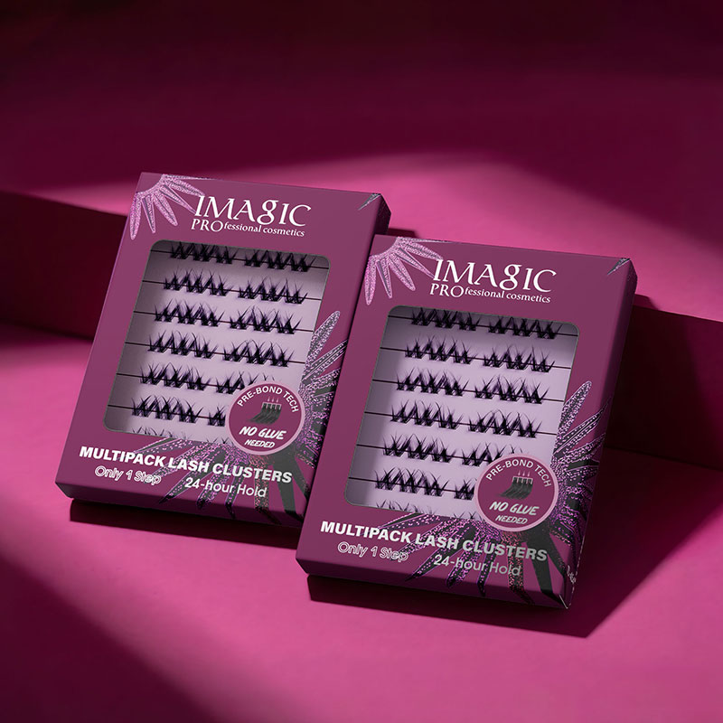 Eyelash Extension No 8 - IMAGIC マルチパック ラッシュクラスタ エクステンション ナチュラル ソフト