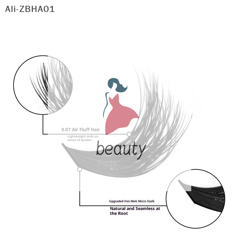 Eyelash Extension Kits - 3Dフェイクミンクまつげ ウィスピーまつげエクステ DIYメイクアップ つけまつげ クラスターラッシュキット 個別まつげ