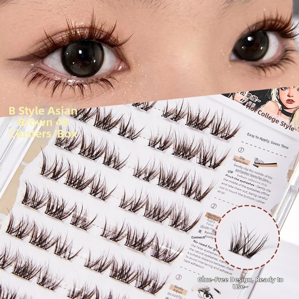 厚い自己粘着式つけまつげ 13MM コミックスタイル DIY - Eyelash Extension No 8 のレビューと価格