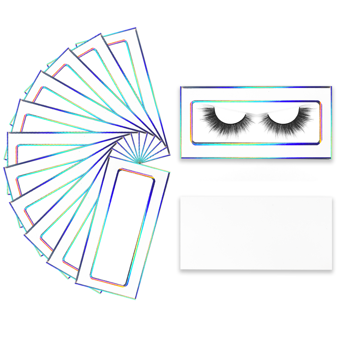 ラッシュボックス包装 25 ミリメートルまつげ包装トレイなし - Eyelash Extension Logo のレビューと価格