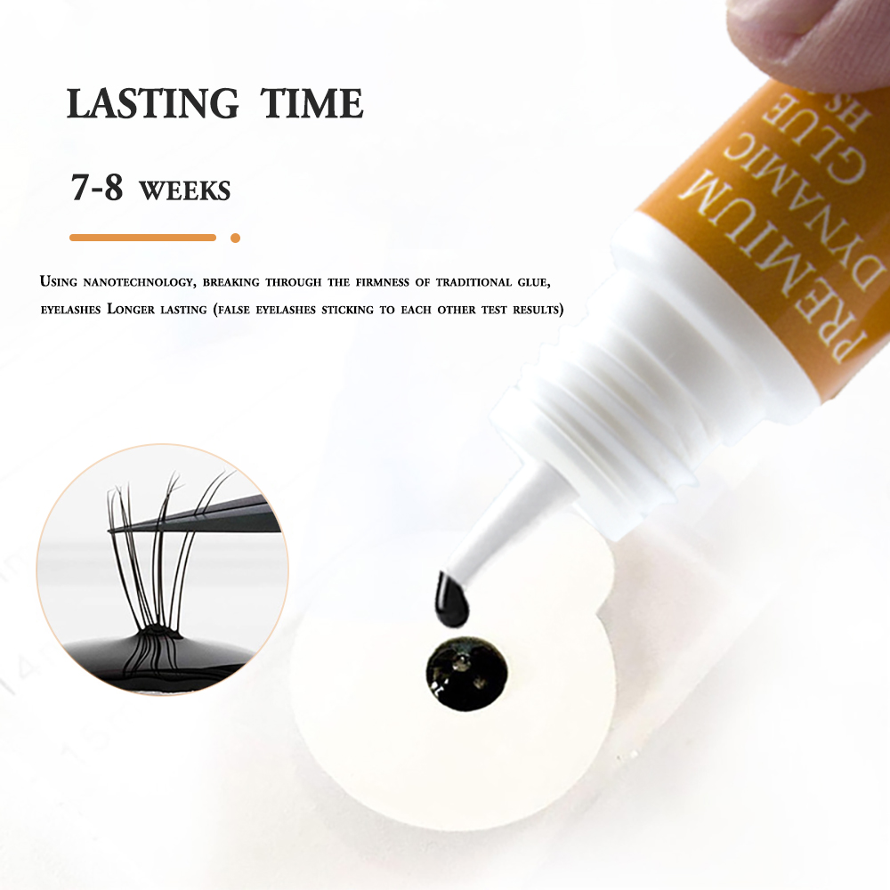 オリジナルプレミアムダイナミック接着ロングラスティングプライ - Eyelash Extension Logo のレビューと価格