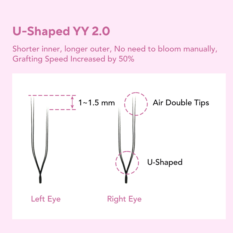 DIYDAY フォクシー U-YY型まつげエクステ 左右兼用 - Eyelash Extension Volume Styles のレビューと価格