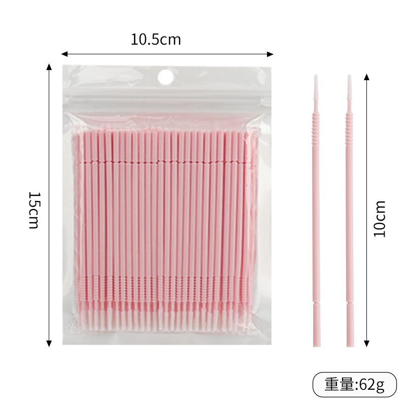 500本入りまつげエクステ洗浄スワブ ロング/ショートチップ - Eyelash Extension Repair のレビューと価格