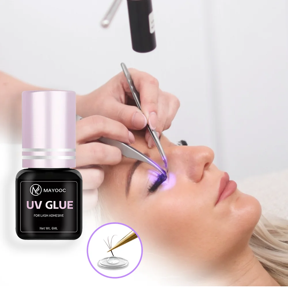 MAYOOC 速乾性 0.1S UV まつげ接着剤接着剤まつ - Eyelash Extension Logo のレビューと価格