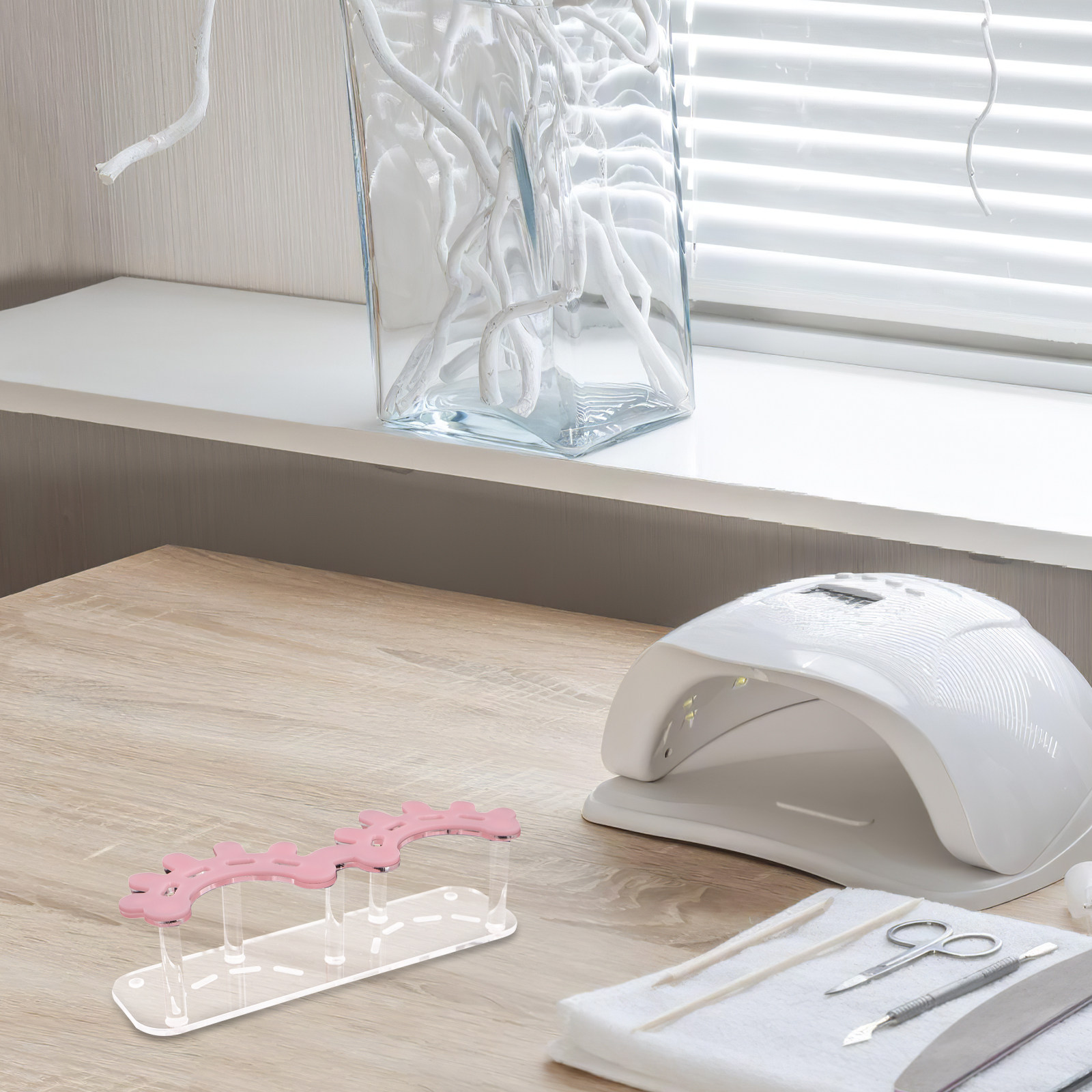 8スロットアクリル製まつげピンセットホルダーオーガナイザー、 - Eyelash Extension No 8 のレビューと価格