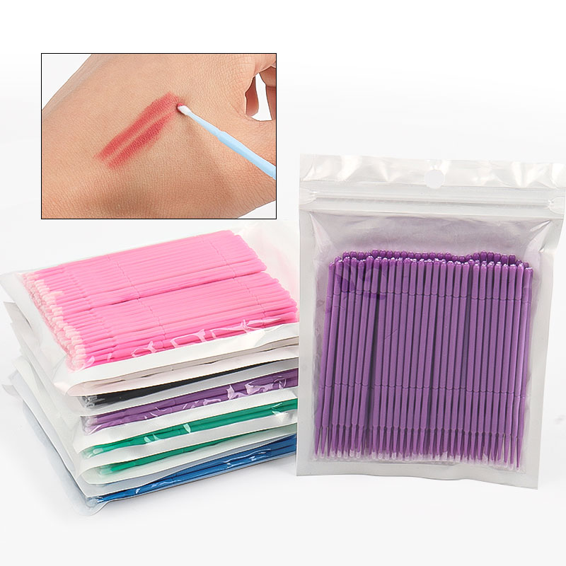 100本入り/袋 竹製まつげエクステ洗浄綿棒 ラッシュリフト - Eyelash Extension Repair のレビューと価格