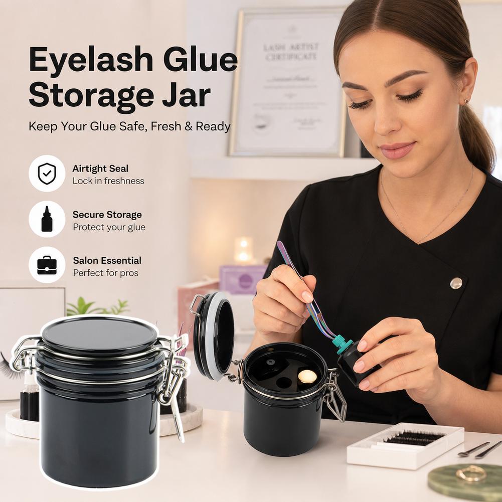 まつげグルー保存タンク 密閉容器 活性炭防湿 まつげエクステ - Eyelash Extension Repair のレビューと価格