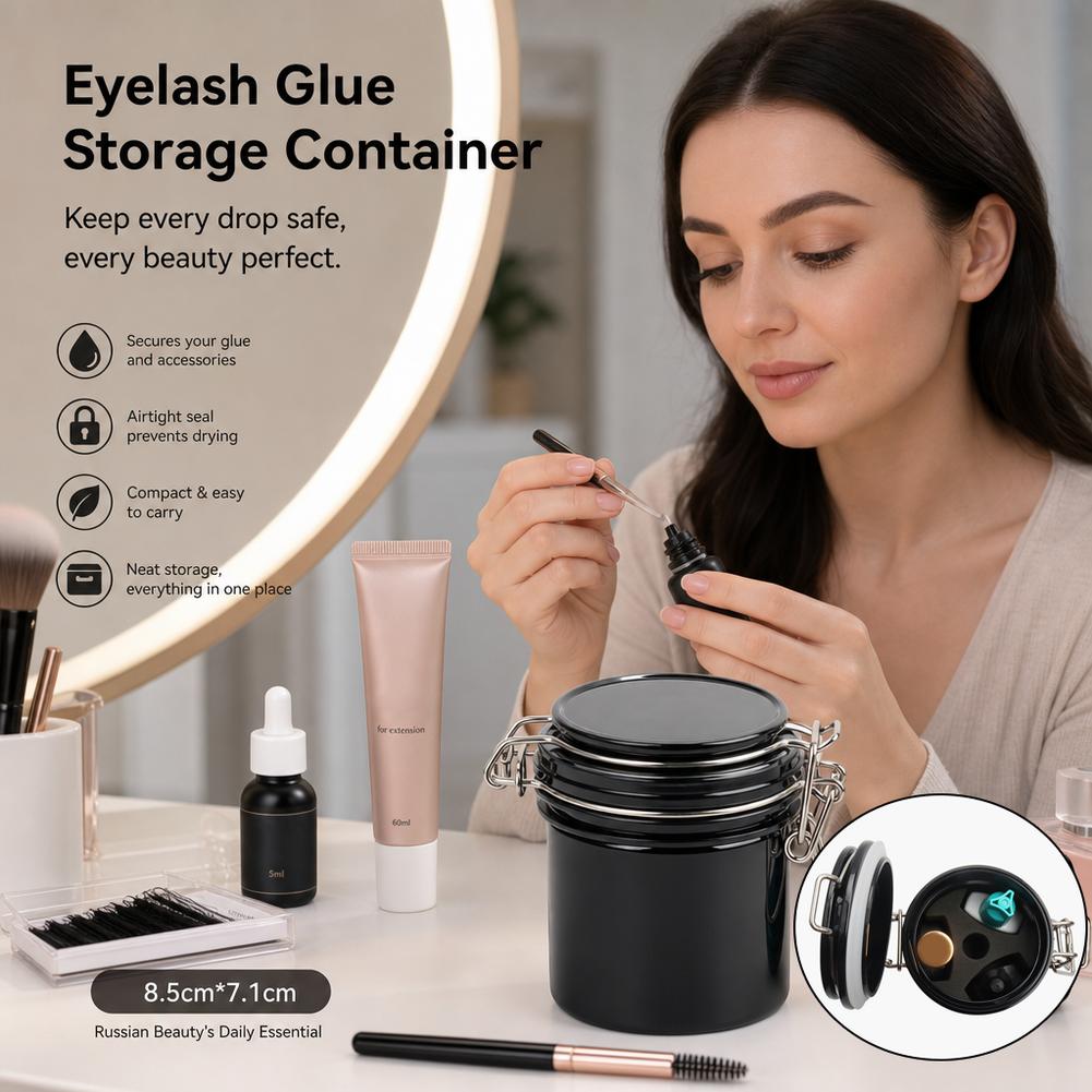 まつげグルー保存タンク 密閉容器 活性炭防湿 まつげエクステ - Eyelash Extension Repair のレビューと価格