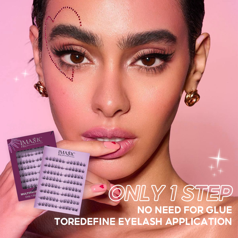 IMAGIC マルチパック ラッシュクラスタ エクステンショ - Eyelash Extension No 8 のレビューと価格