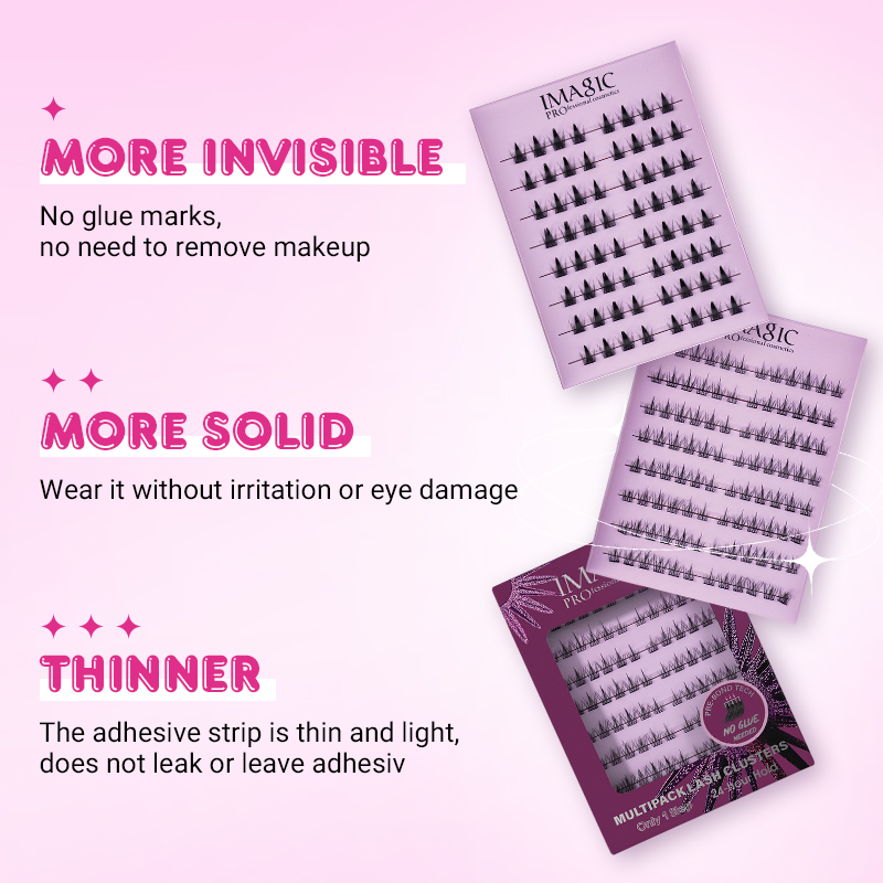 IMAGIC マルチパック ラッシュクラスタ エクステンショ - Eyelash Extension No 8 のレビューと価格