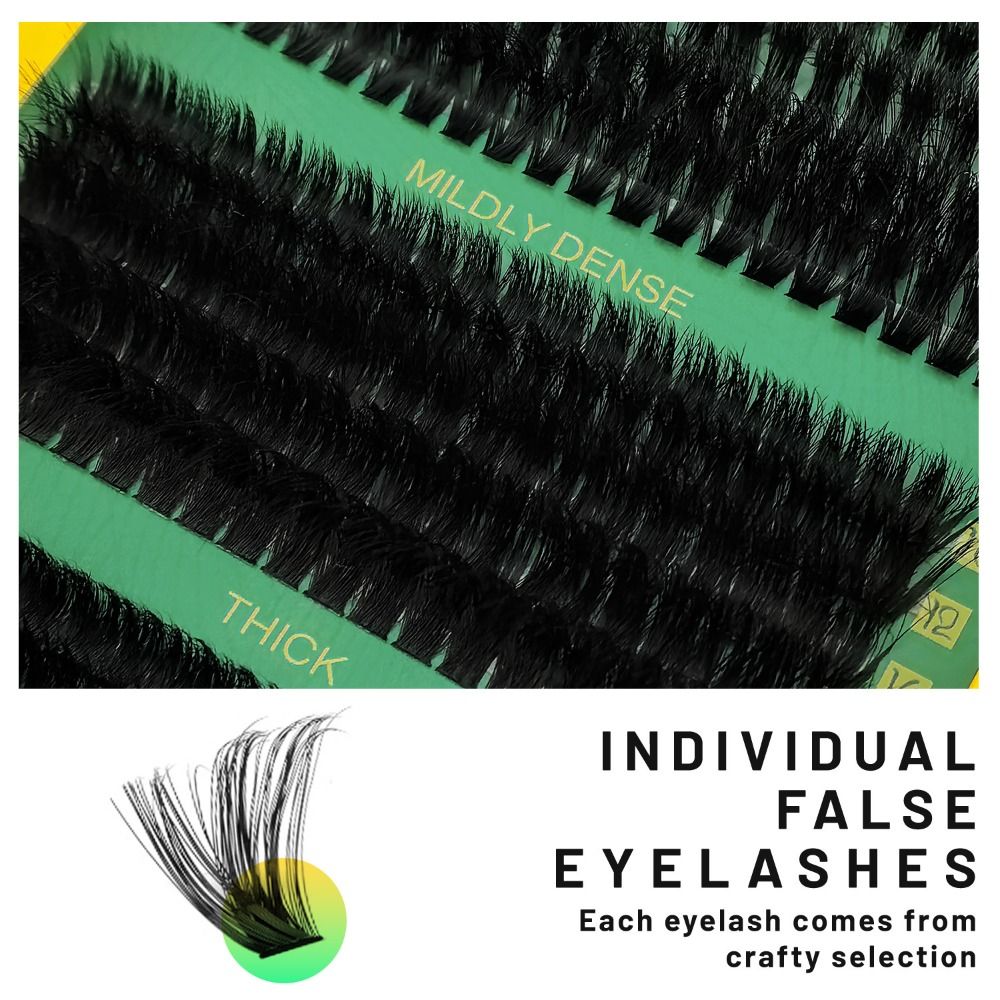 ナチュラルルックつけまつげ ボンド＆シール ウィスピー風 D - Eyelash Extension Wispy Look のレビューと価格