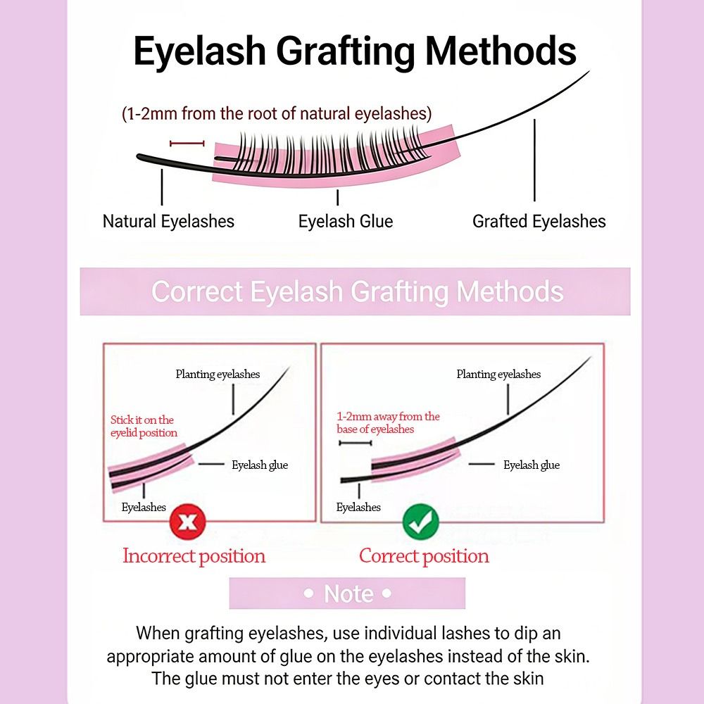 12列のナチュラルルックつけまつげ、ウィスピー風、接着＆固定 - Eyelash Extension Wispy Look のレビューと価格