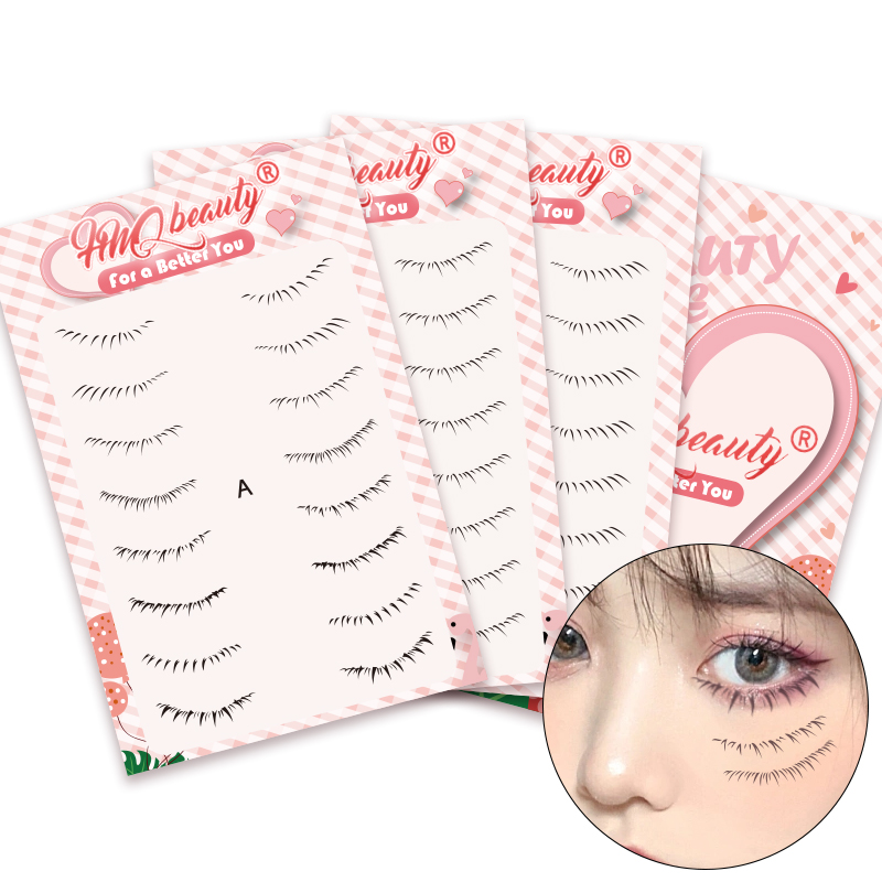 8 ペア下まつげステッカータトゥーシミュレーション絵画つけま - Eyelash Extension No 8 のレビューと価格
