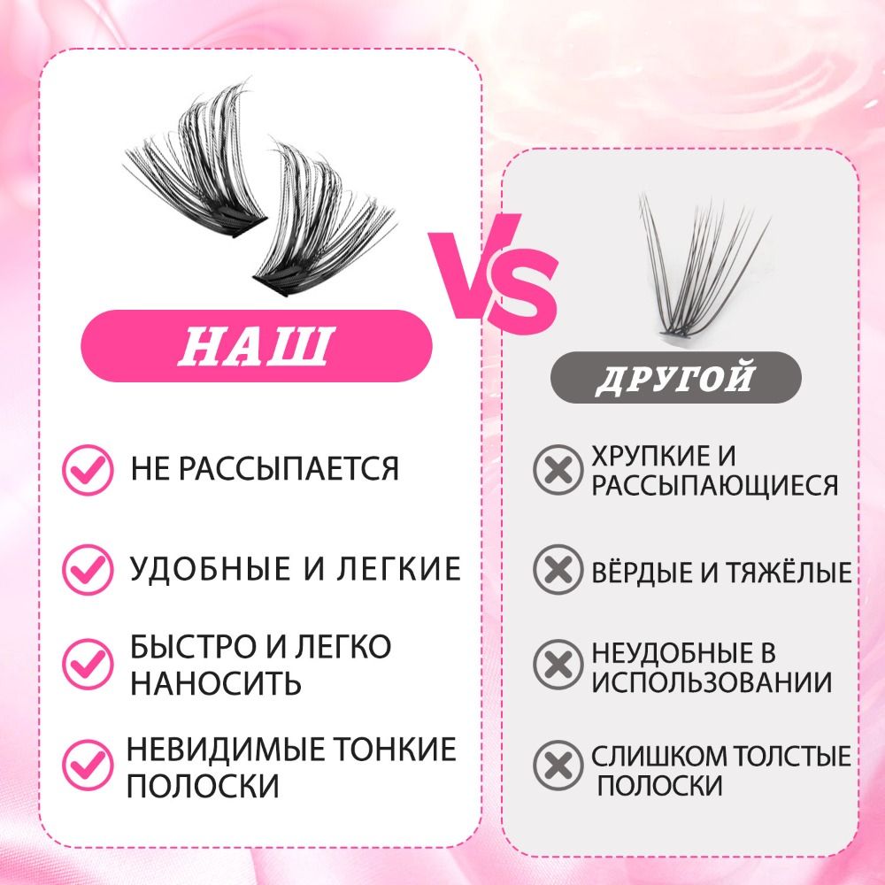 ナチュラルルックつけまつげ　ウィスピー風　ボンド＆シールタイ - Eyelash Extension Wispy Look のレビューと価格