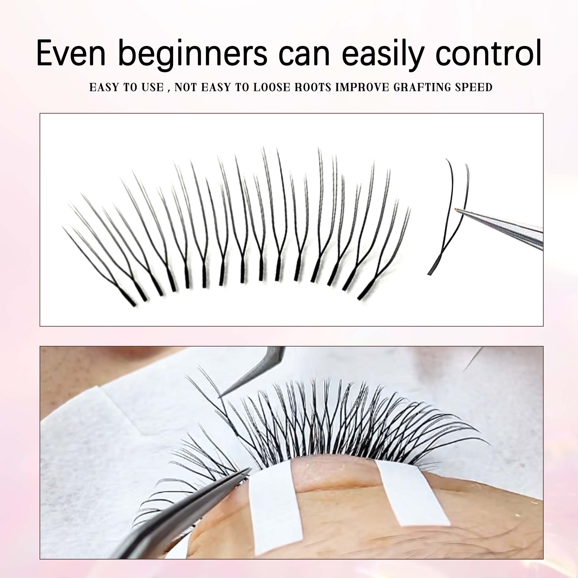 CoMango U型平行花まつげUスタイルYYまつげエクステ - Eyelash Extension Volume Styles のレビューと価格