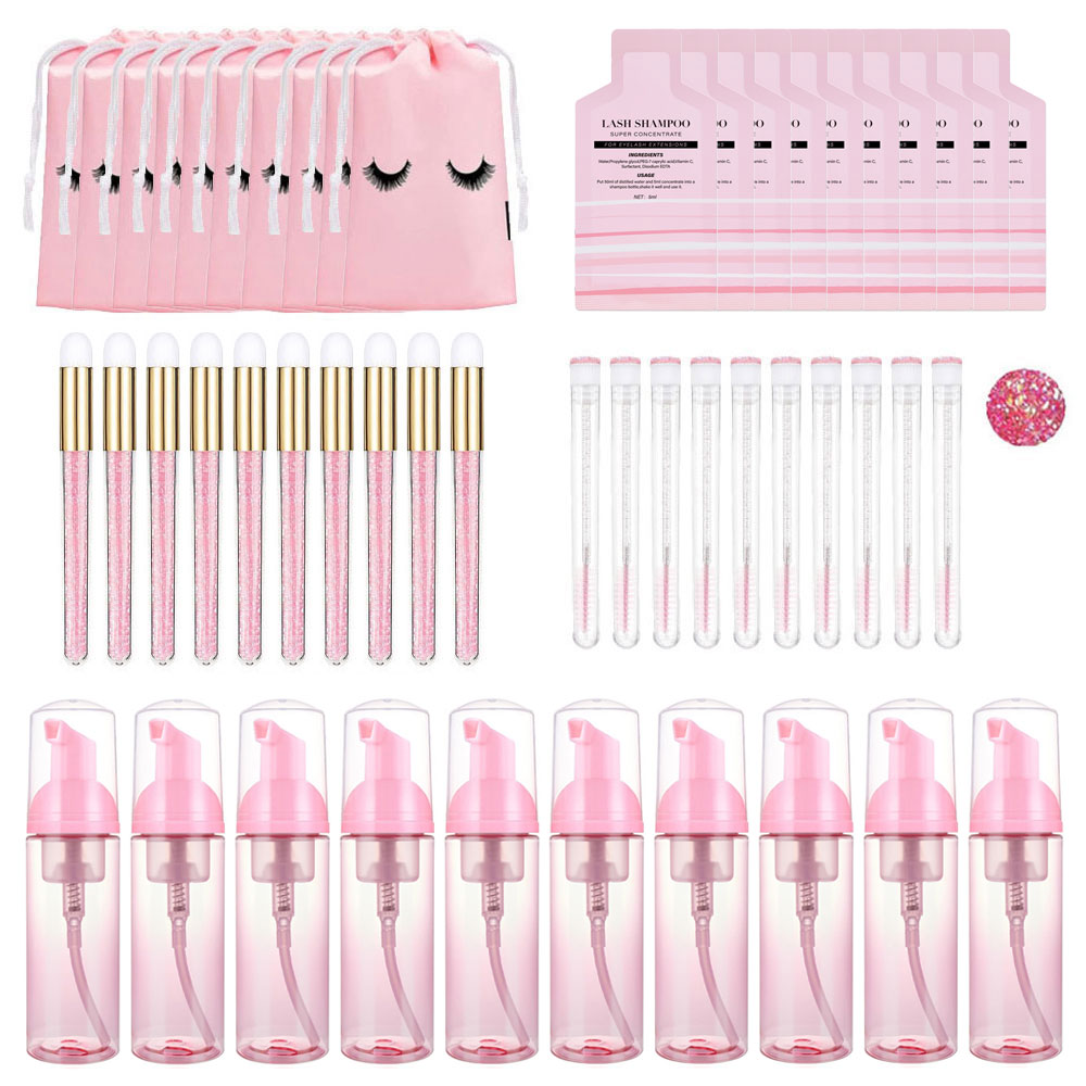 60 ミリリットル詰め替え可能な漏れ防止空のフォームポンプボ - Refill Eyelash Extension のレビューと価格