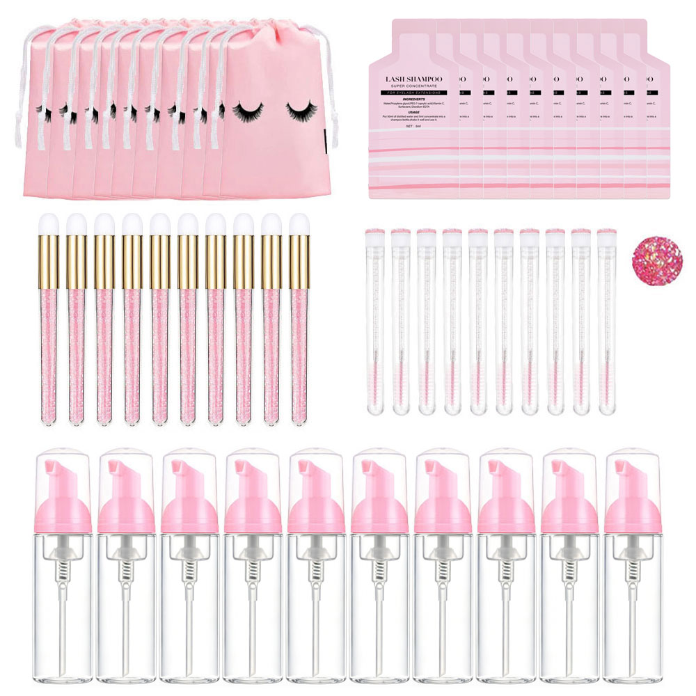 60 ミリリットル詰め替え可能な漏れ防止空のフォームポンプボ - Refill Eyelash Extension のレビューと価格