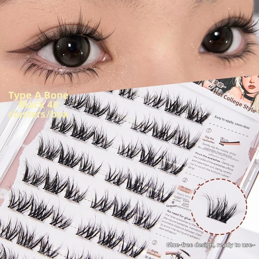 厚い自己粘着式つけまつげ 13MM コミックスタイル DIY - Eyelash Extension No 8 のレビューと価格