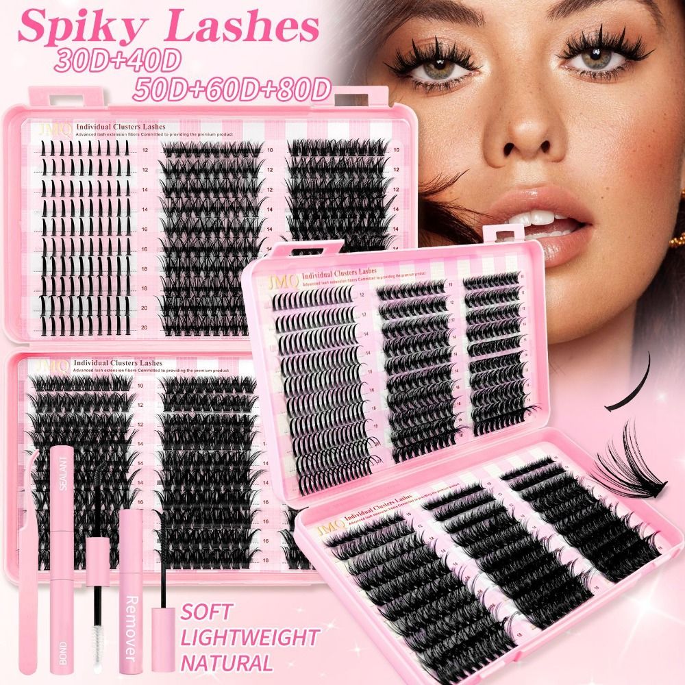 9-16mmの長さのつけまつげ、3Dボリュームナチュラルルッ - Eyelash Extension Wispy Look のレビューと価格
