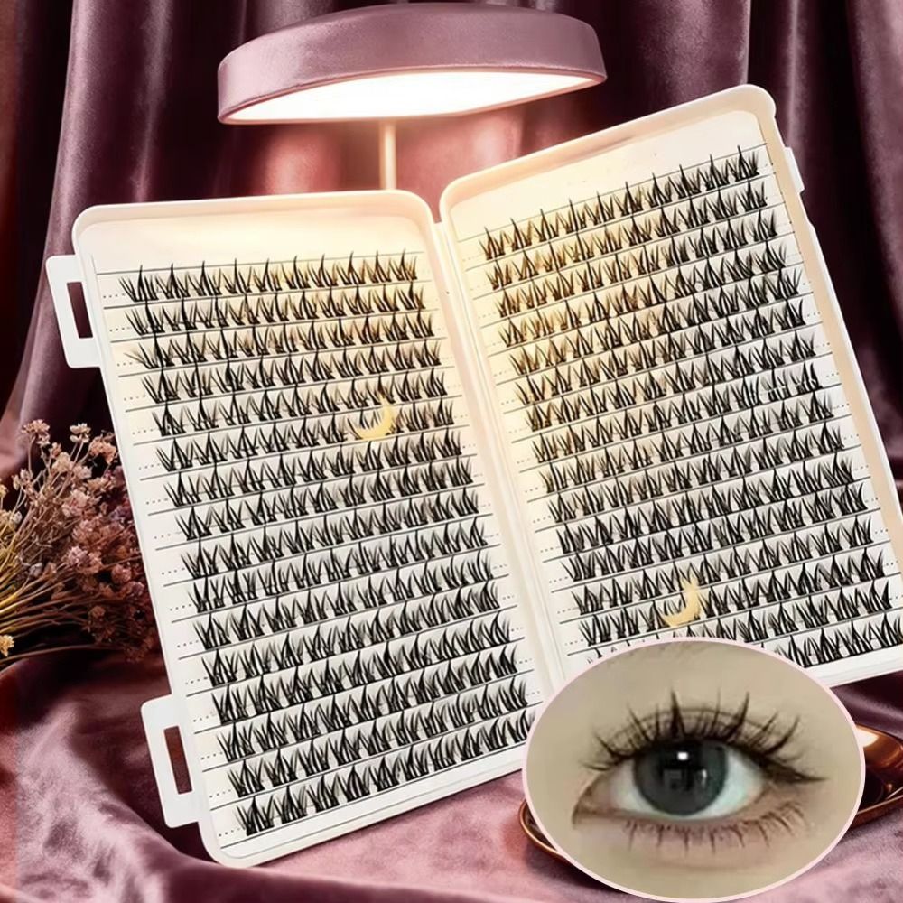ナチュラルルックつけまつげ　ウィスピー風クラスターデザイン　 - Eyelash Extension Wispy Look のレビューと価格